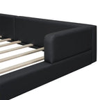 Estructura de cama tapizada tamaño Queen con luces de lectura y cabecero capitoné