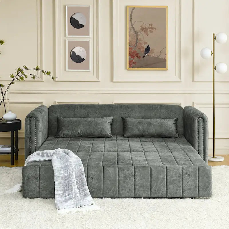 3-in-1-Schlafsofa zum Ausziehen mit Schubladen