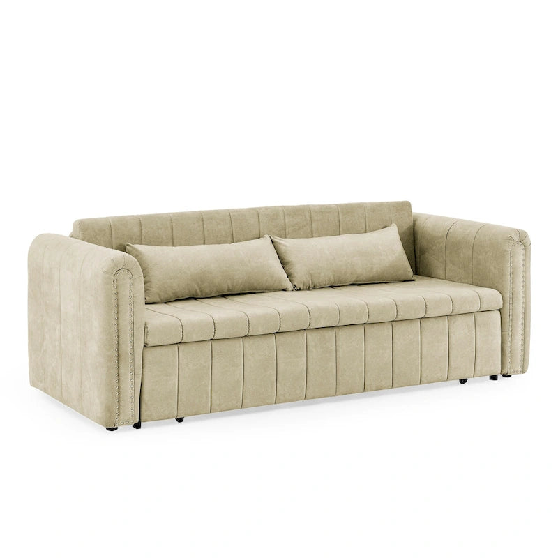 3-in-1-Schlafsofa zum Ausziehen mit Schubladen