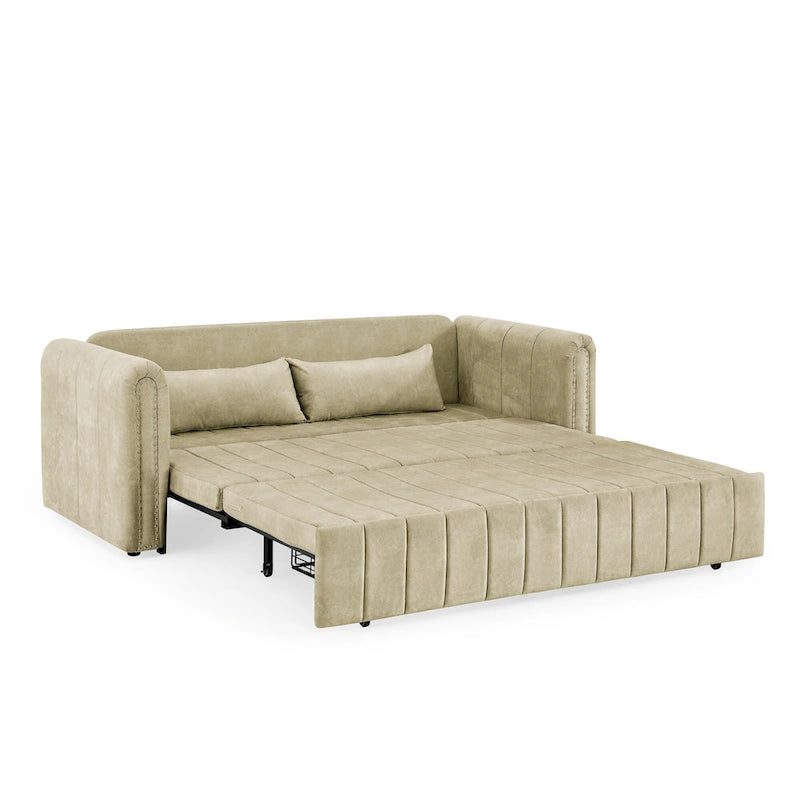 3-in-1-Schlafsofa zum Ausziehen mit Schubladen