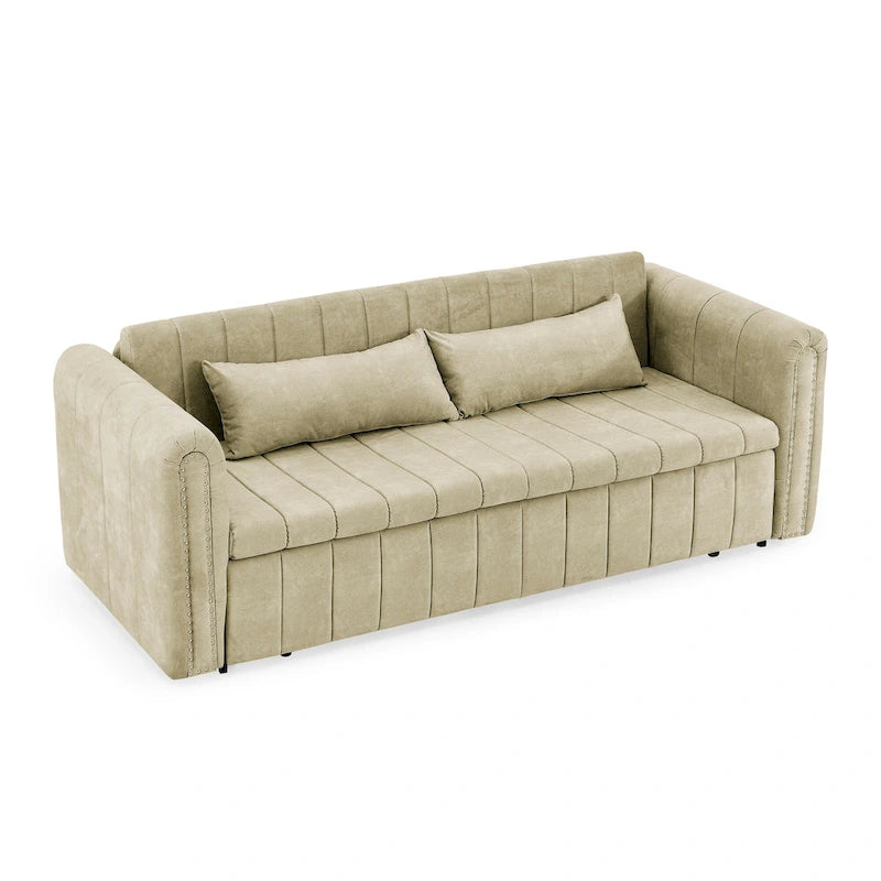 3-in-1-Schlafsofa zum Ausziehen mit Schubladen