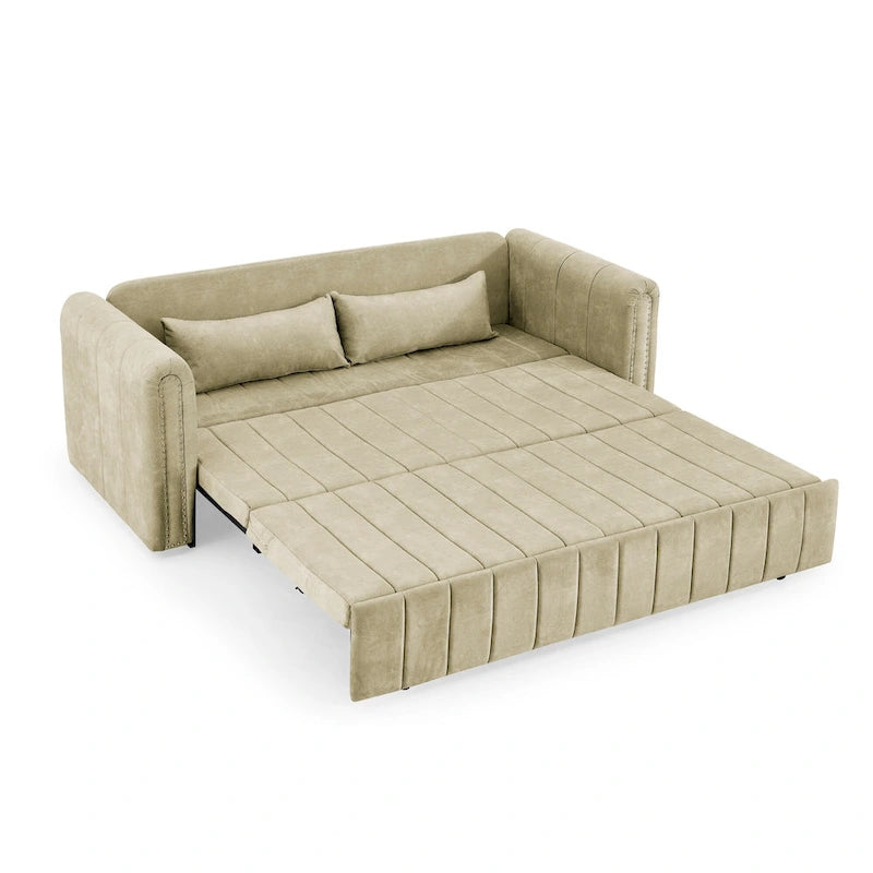 3-in-1-Schlafsofa zum Ausziehen mit Schubladen