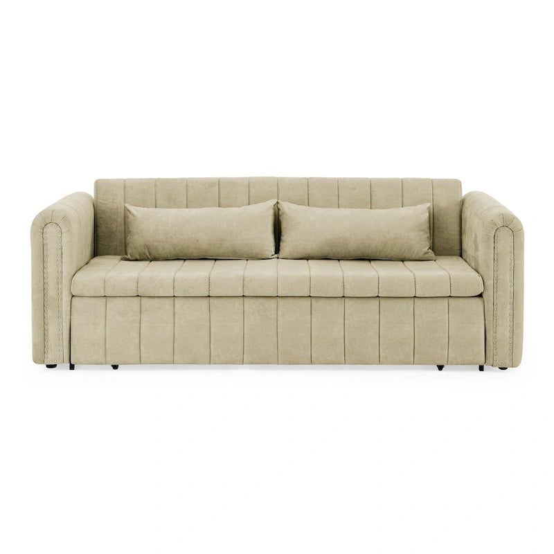 3-in-1-Schlafsofa zum Ausziehen mit Schubladen