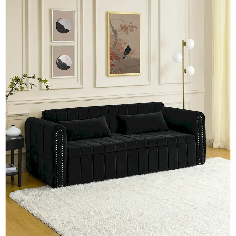 3-in-1-Schlafsofa zum Ausziehen mit Schubladen