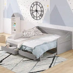 Cama diván con cama nido