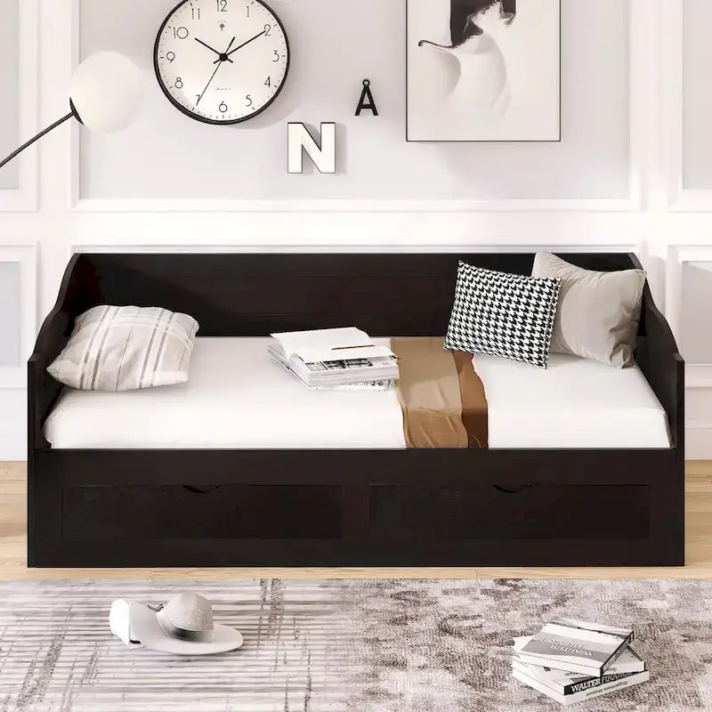 Cama diván con cama nido