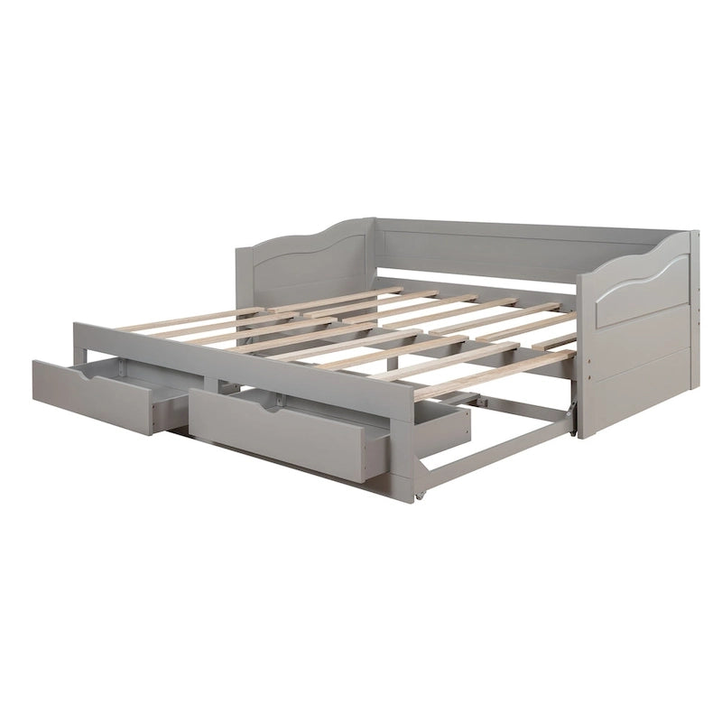 Cama diván con cama nido
