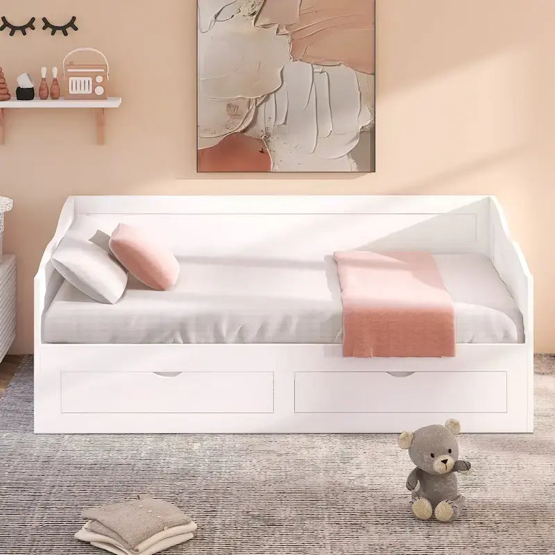 Cama diván con cama nido
