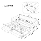 Cama diván con cama nido