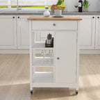 Carrito isla de cocina con ruedas