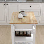 Carrito isla de cocina con ruedas