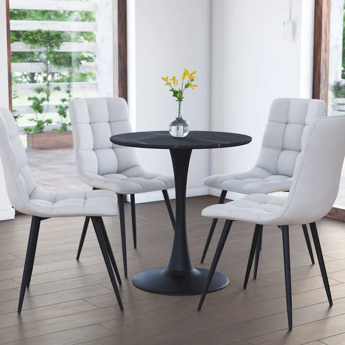 Table bistrot ronde de 28" avec pied central