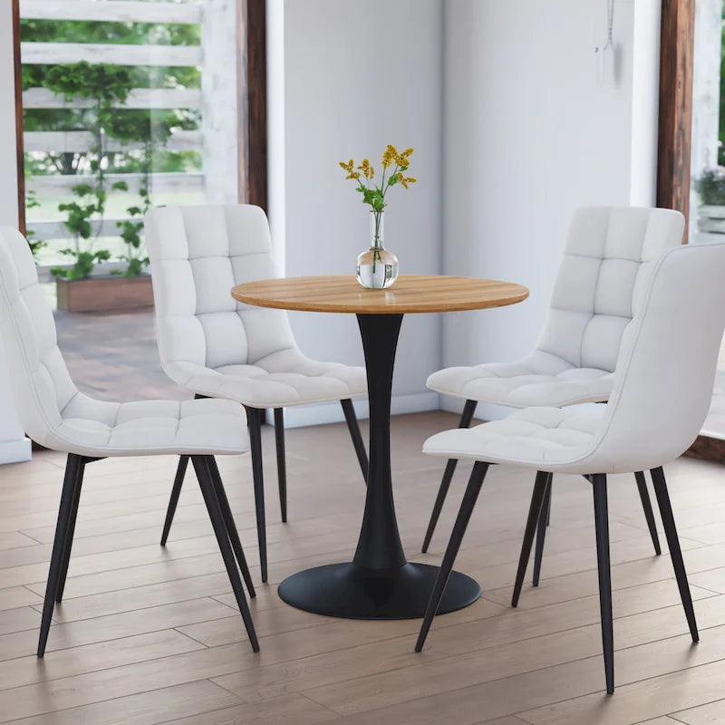 Table bistrot ronde de 28" avec pied central