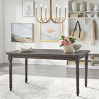 Table à manger rectangulaire 29H x 60W x 36D - pieds tournés
