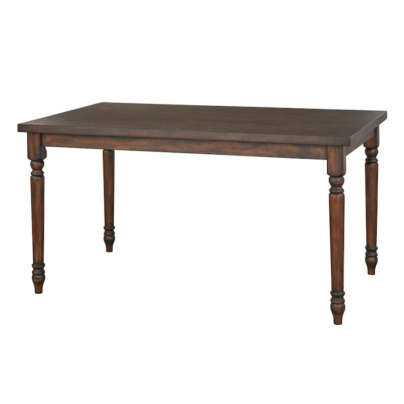 Table à manger rectangulaire 29H x 60W x 36D - pieds tournés