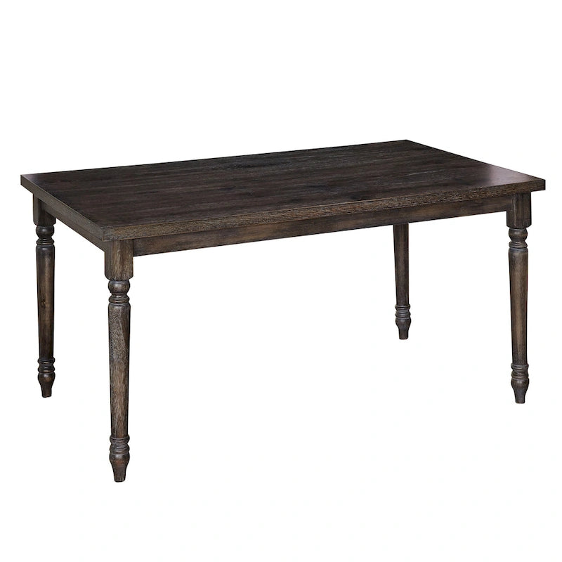 Table à manger rectangulaire 29H x 60W x 36D - pieds tournés