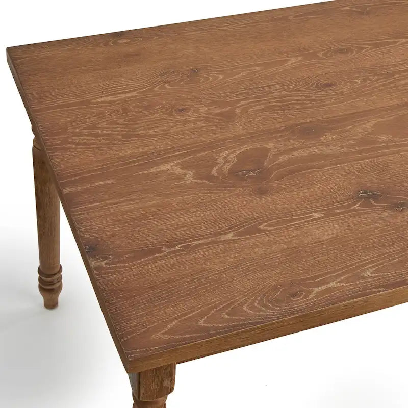Table à manger rectangulaire 29H x 60W x 36D - pieds tournés