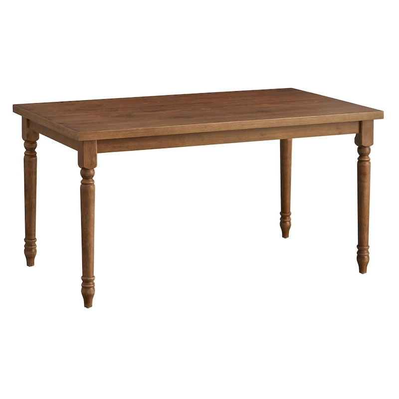 Table à manger rectangulaire 29H x 60W x 36D - pieds tournés