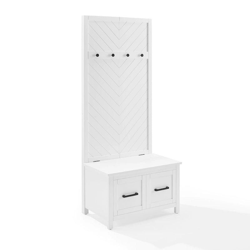 Recibidor con banco de almacenamiento - 19d x 30w x 70.25"h