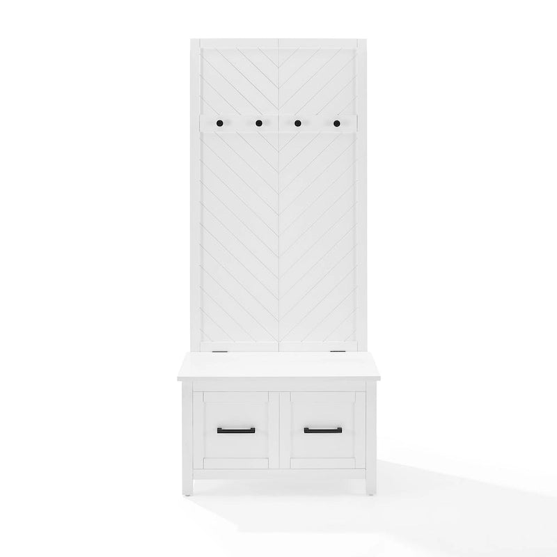 Recibidor con banco de almacenamiento - 19d x 30w x 70.25"h
