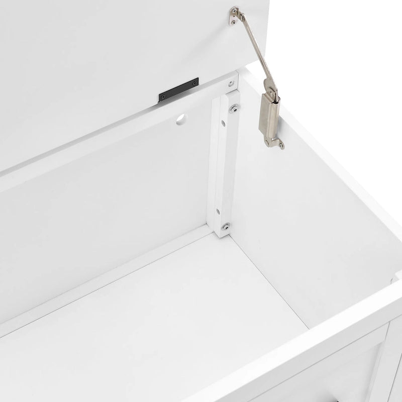 Recibidor con banco de almacenamiento - 19d x 30w x 70.25"h