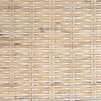Wandmontiertes Kopfteil aus geflochtenem Rattan