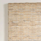 Wandmontiertes Kopfteil aus geflochtenem Rattan