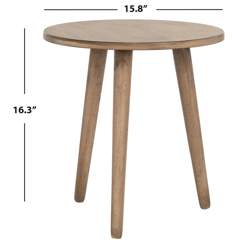 Runder Beistelltisch 16" B x 16" T x 16" H