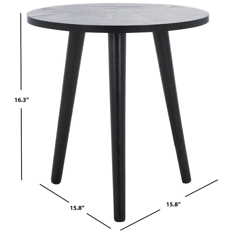 Runder Beistelltisch 16" B x 16" T x 16" H