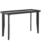 Consoletafel van 47" met gebogen poten