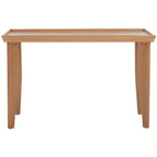 Consoletafel van 47" met gebogen poten