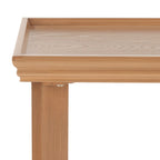 Consoletafel van 47" met gebogen poten