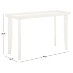 Consoletafel van 47" met gebogen poten