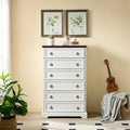 6-Drawer Dresser with Wide Slides – Bedroom Storage Organizer