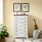 6-Drawer Dresser with Wide Slides – Bedroom Storage Organizer