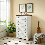 6-Drawer Dresser with Wide Slides – Bedroom Storage Organizer