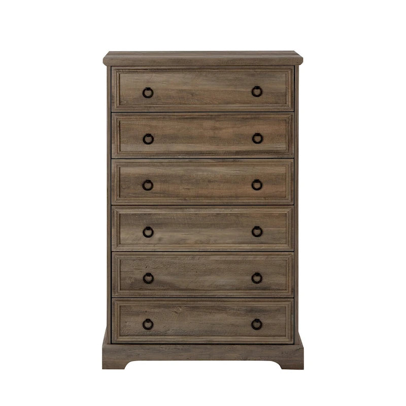 6-Drawer Dresser with Wide Slides – Bedroom Storage Organizer