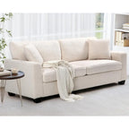 82-Inch 3-Seat Sofa with Deep Seat and Upholstered Frame