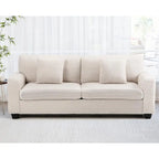 82-Inch 3-Seat Sofa with Deep Seat and Upholstered Frame