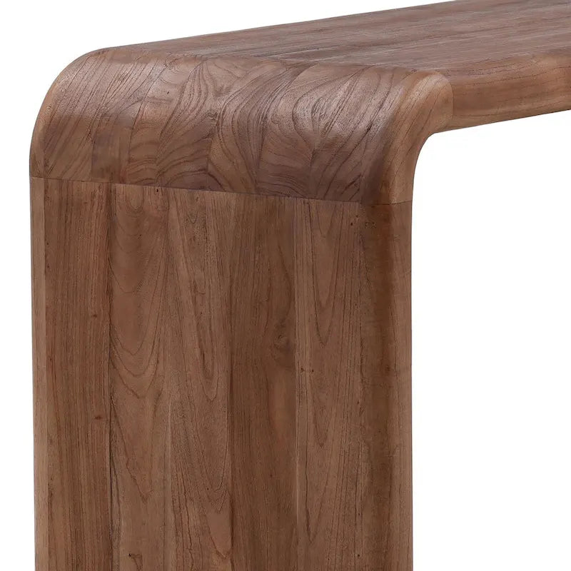 55-Inch-Schreibtisch, mittelbraun