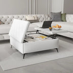 35-Inch Square Storage Ottoman Coffee Table with Lift Top