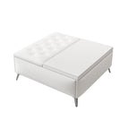35-Inch Square Storage Ottoman Coffee Table with Lift Top